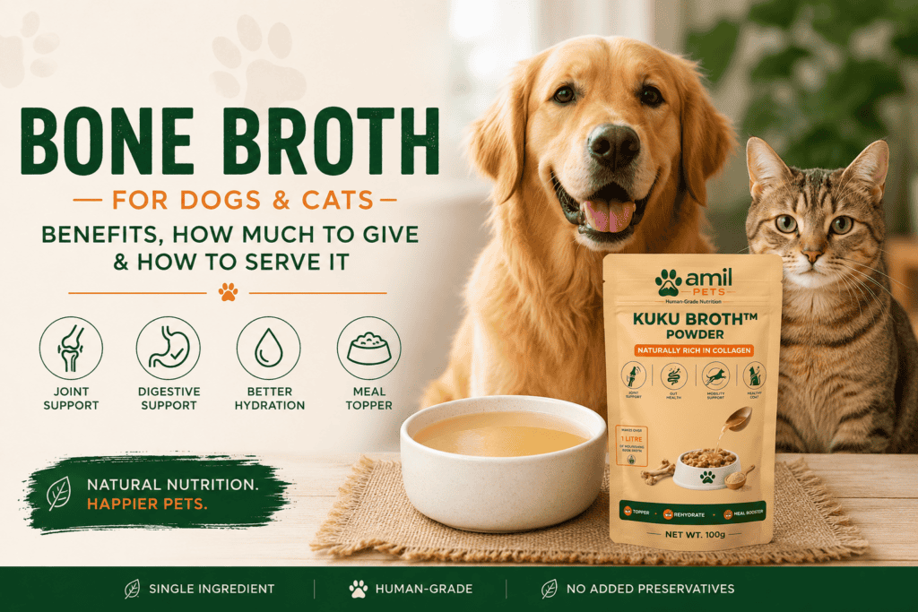 Bone Broth for Dogs and Cats: Benefits, How Much to Give & How to Serve It
