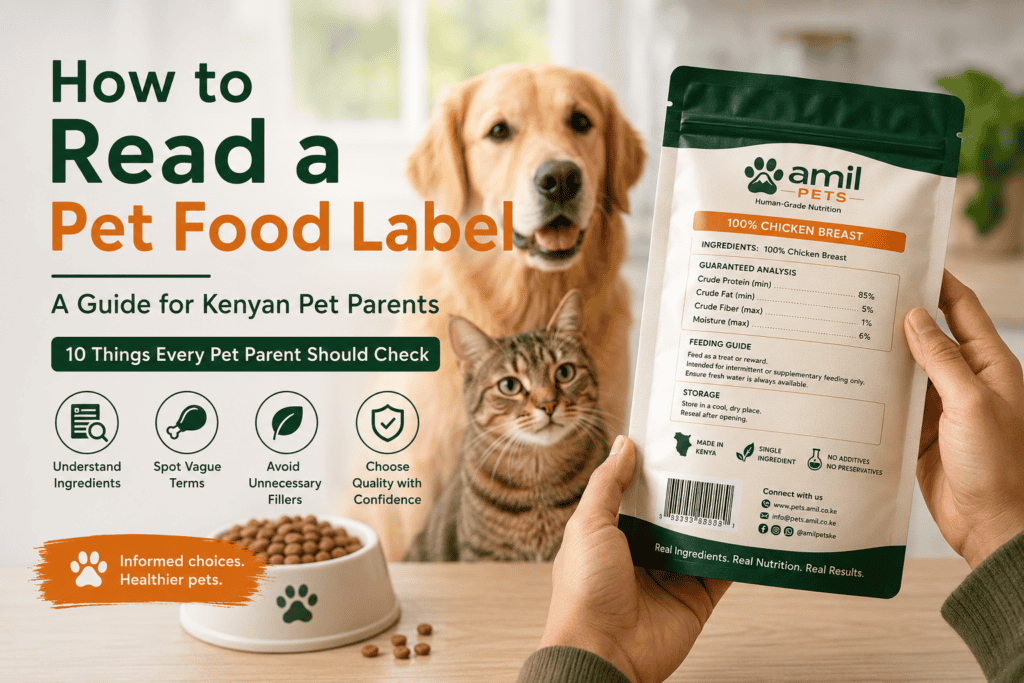 How to Read a Pet Food Label: 10 Things Every Kenyan Pet Parent Should Check