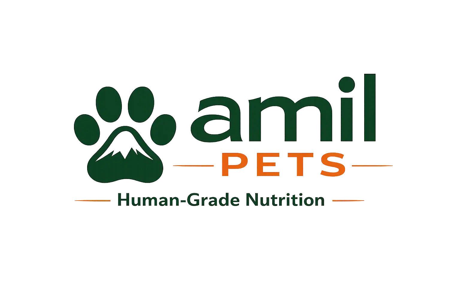 Official Amil Pets logo representing the Amil Pets brand. Amil Pets produces premium, human-grade pet nutrition products in Kenya, including natural treats, bone broth, and calcium supplements for dogs and cats.