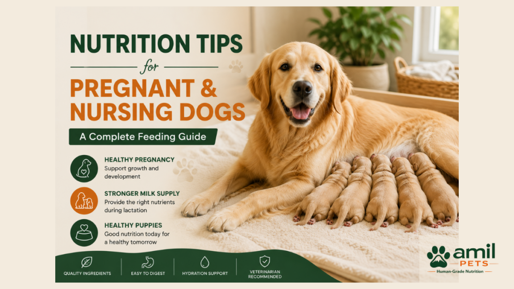 Nutrition Tips for Pregnant and Nursing Dogs: A Complete Feeding Guide